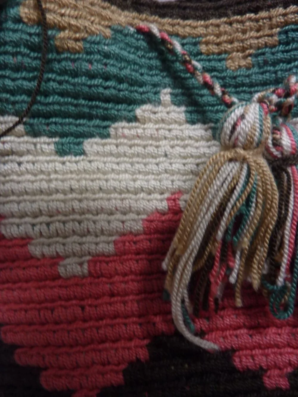 Small Bag Wayuu Mochila Bucket Boho Colombia Rioacha Multi color